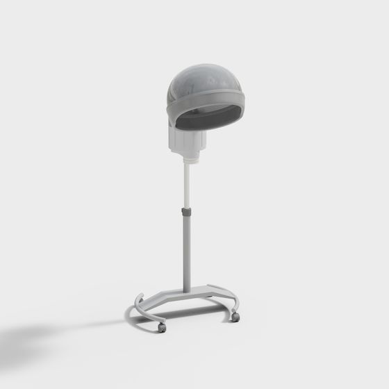 Modern Gray Hair Machine 3D Model