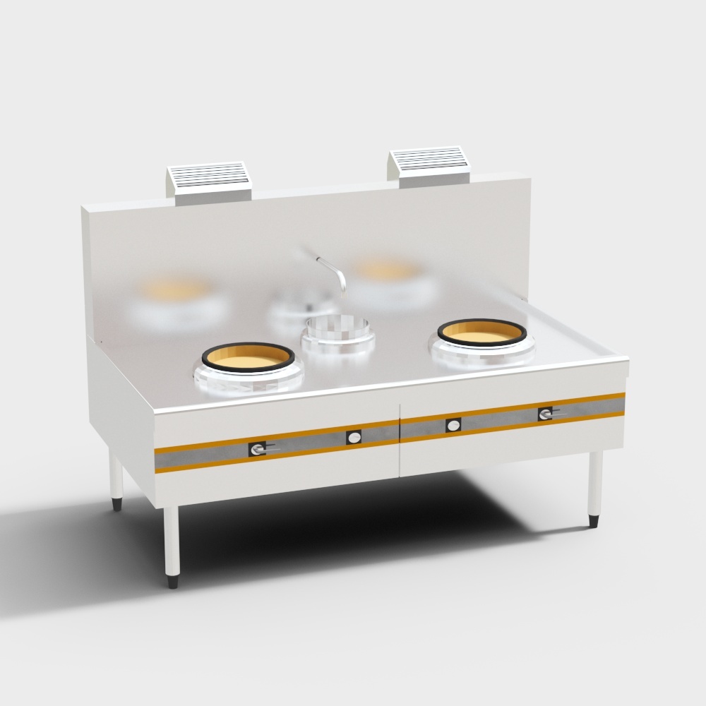 Modern hotel kitchen cooking cabinet