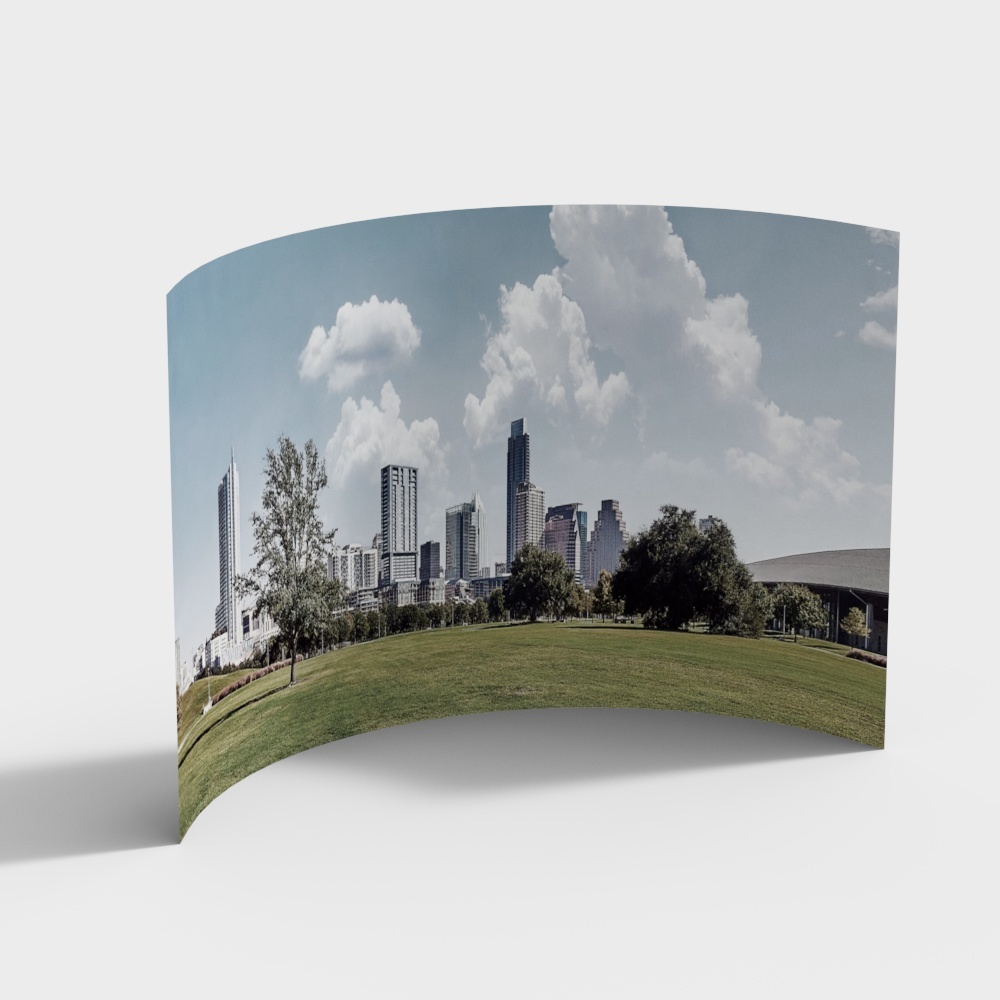 道路の街の風景