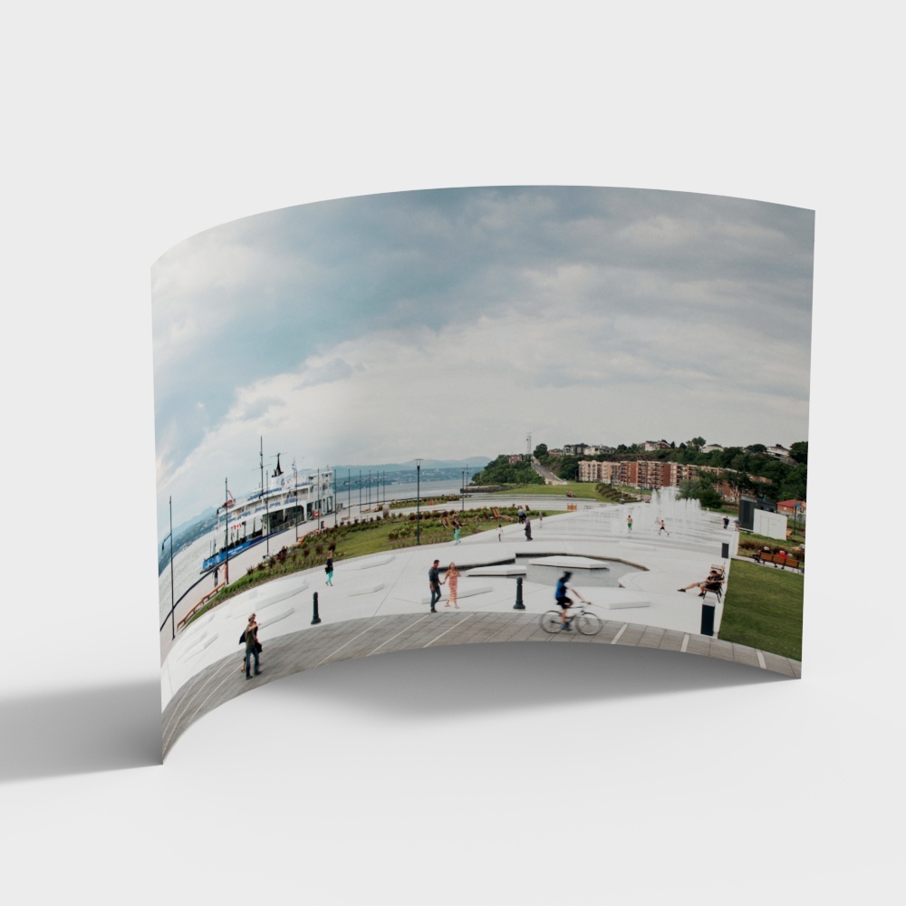 Rue piétonne commerciale