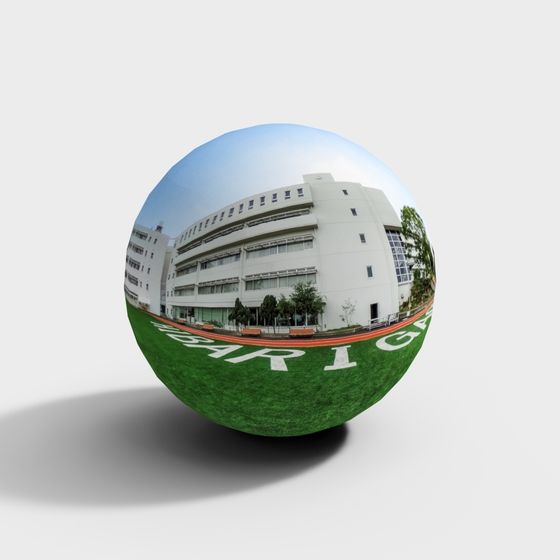 학교 놀이터 녹지 공간