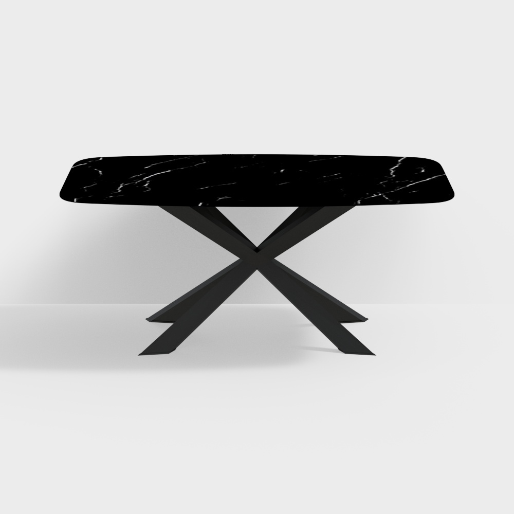 X-Base Marble Table 3D model