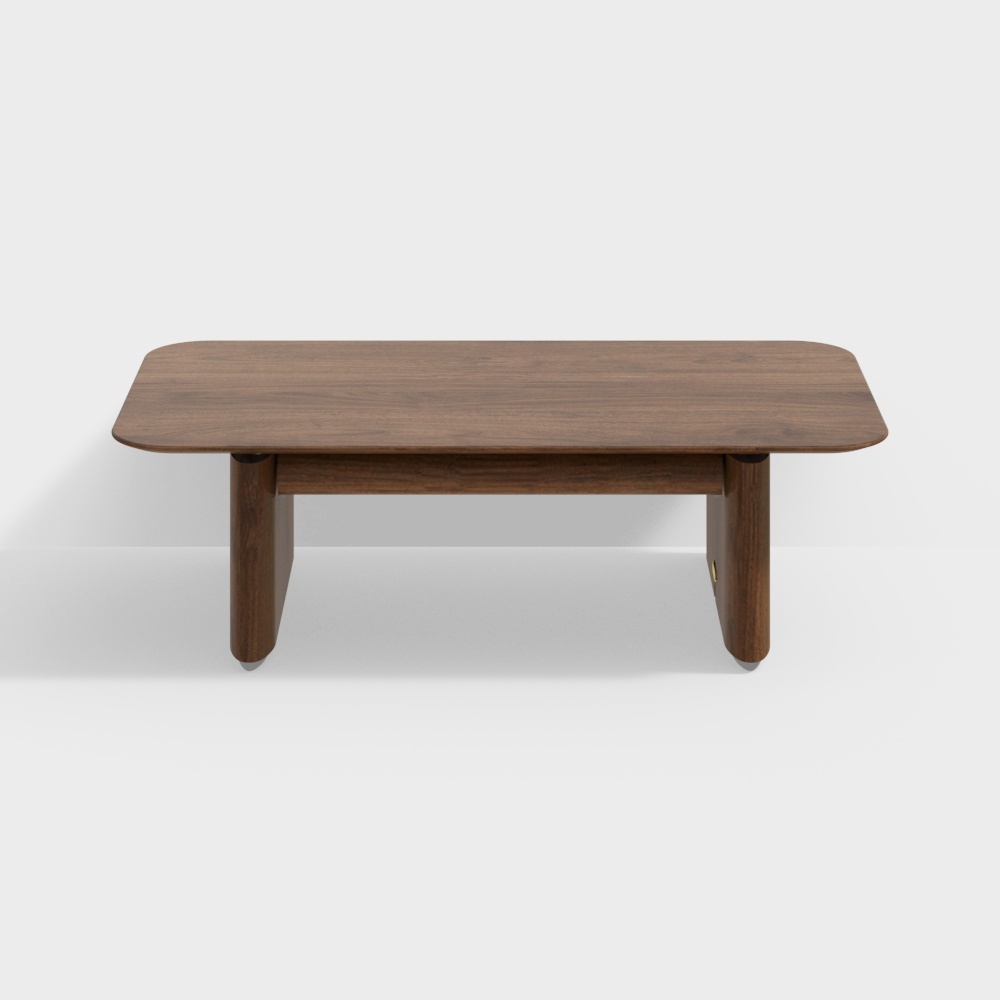 Van House Furniture - Saturn Coffee Table - 1350 Electric Orbital Model - Black Walnut