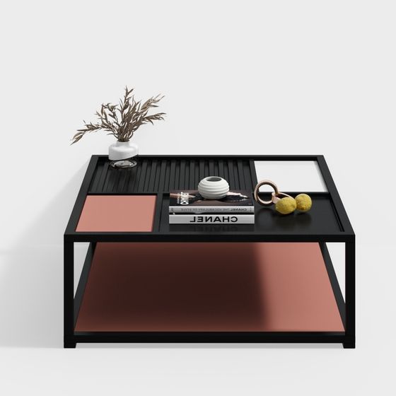 Photo inspiration: Urban Modern Geometric Side Tables Reference: Urban Living Room Side Table 3D Model