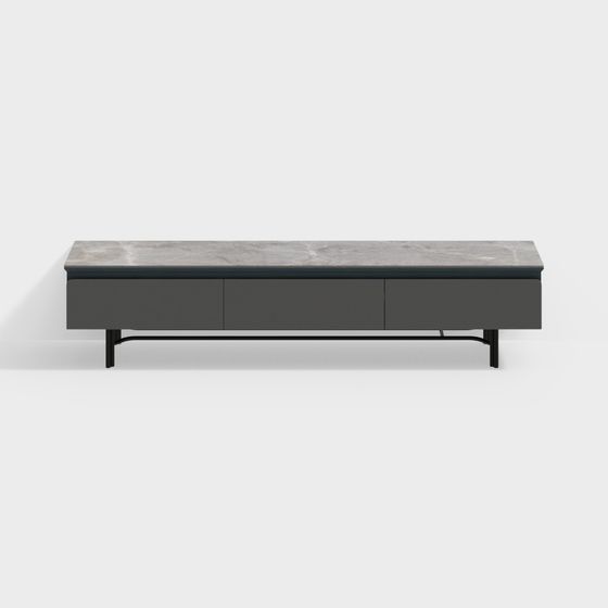 Modern Minimalist TV Cabinet 3D model