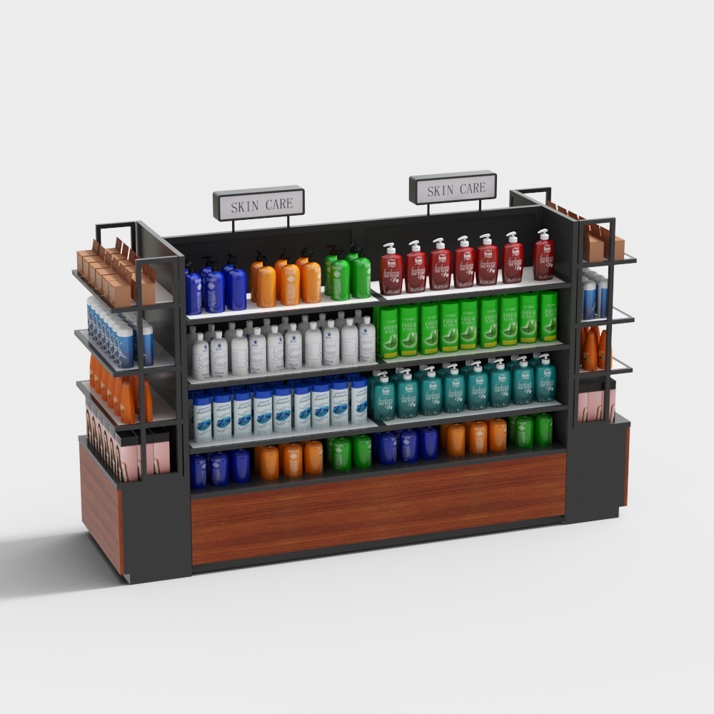 Modern goods island shelves