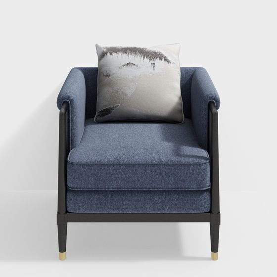 Cozy Corner Chair 3D model