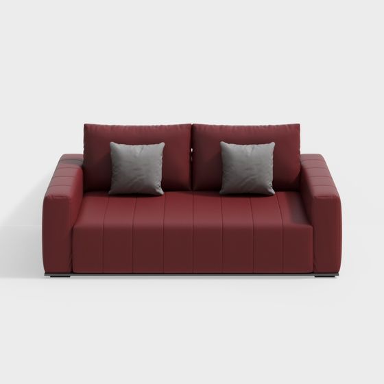 Mobili Pony Giallo + Serie 4 + Divano a Due Posti + 25-A2-C7