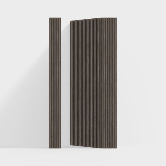 現代臥室格柵隱藏門