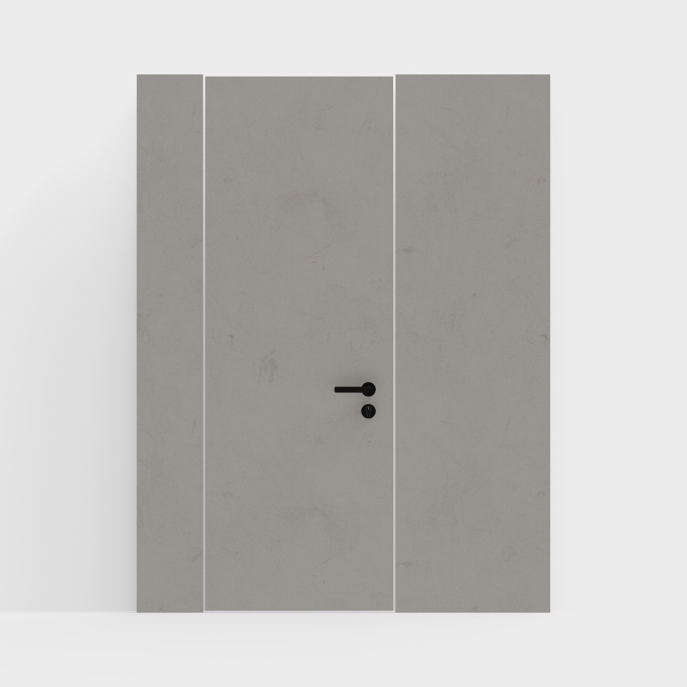 modern bedroom hidden door