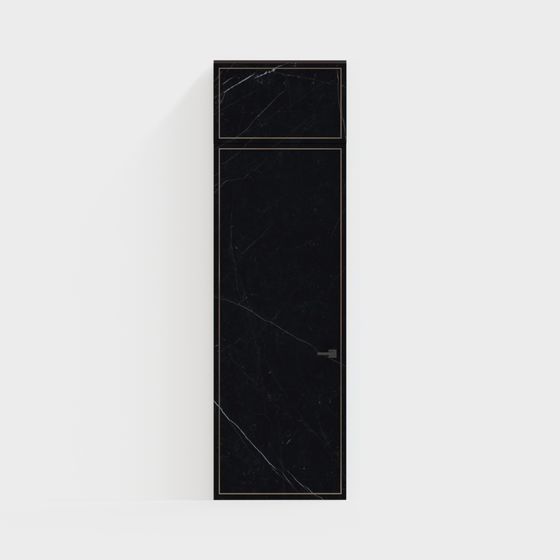 Black Marble Door 3D model for Creative Projects