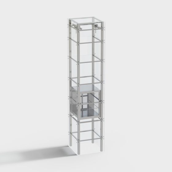 Transparent Display Stand 3D model