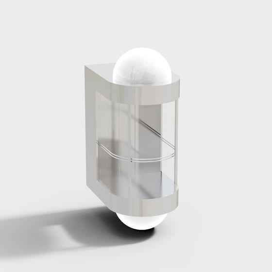 Glass Dome Low-Poly 3D model with High Detail