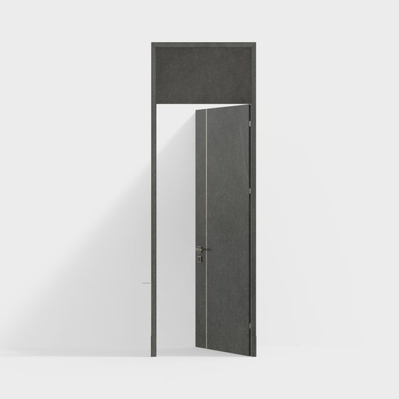 Sleek Urban Door 3D model