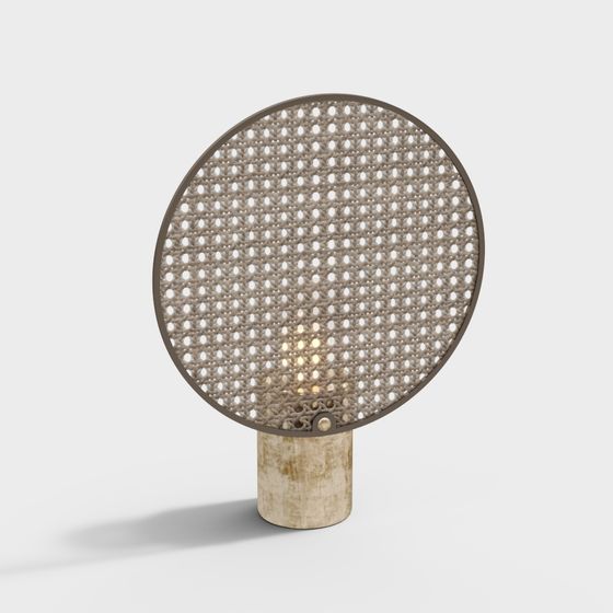 Unique Artistic Table Lamp 3D model