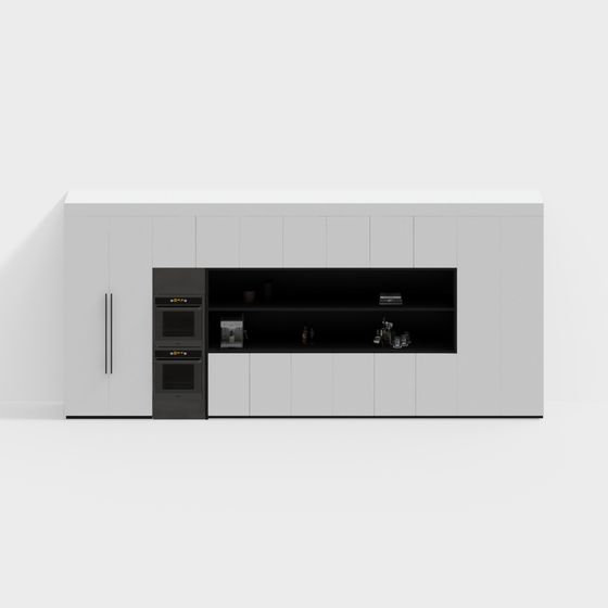 Modern Kitchen Cabinet 3D model