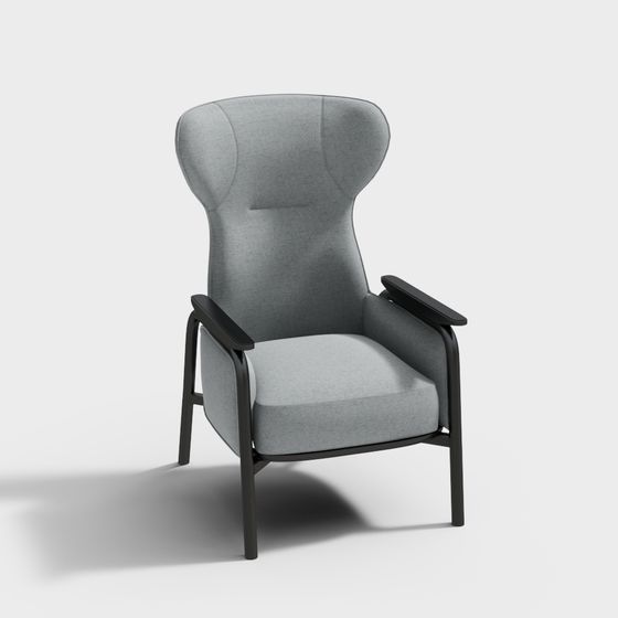 Comfort Wing Chair 3D model