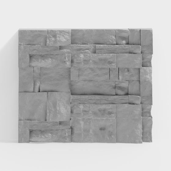 Pared trasera de piedra