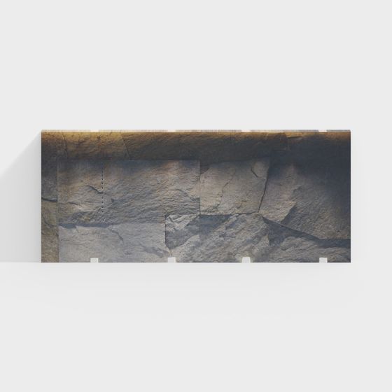 Realistic Rock Wall 3D Model for Designers