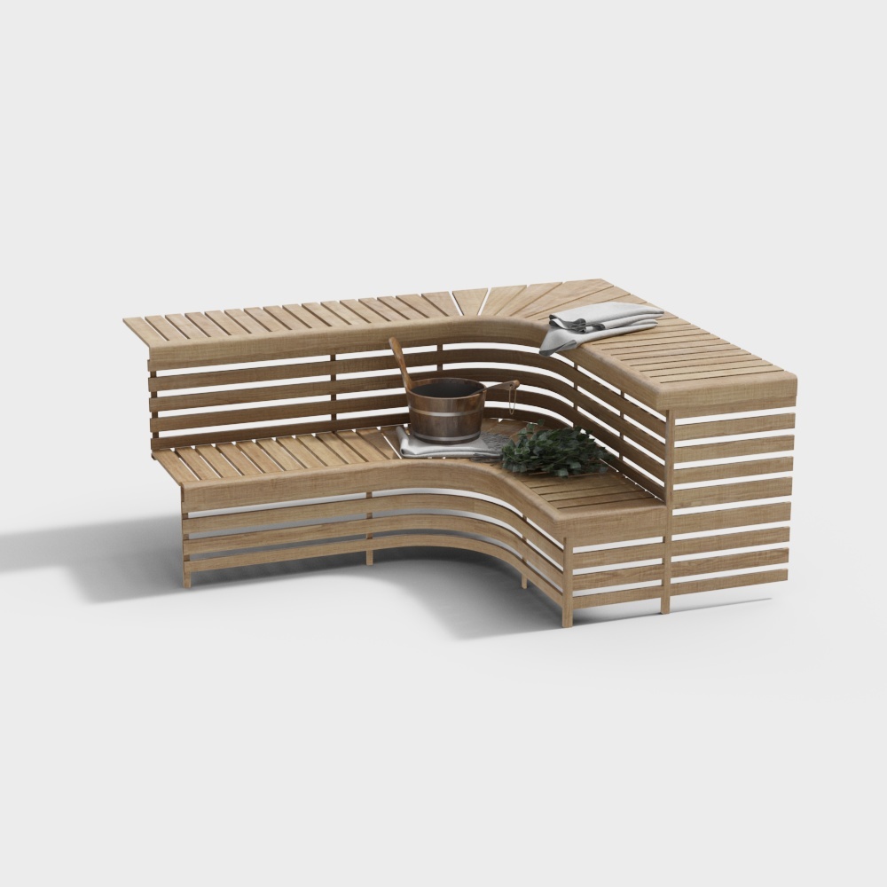 Modern sauna room sauna chair