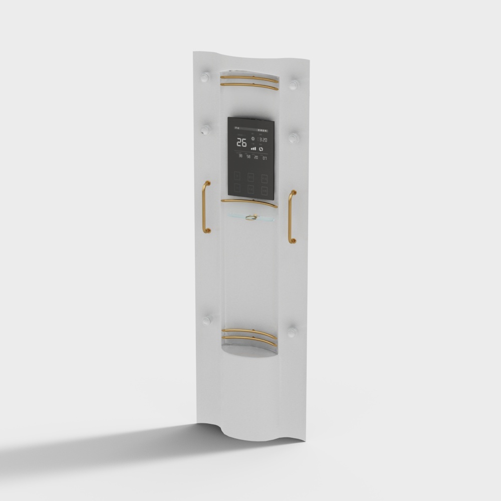 Modern sauna corner adjustment