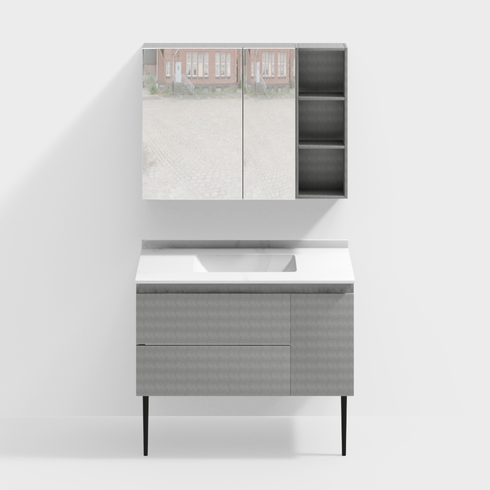 Bathroom cabinet Combination bathroom cabinet