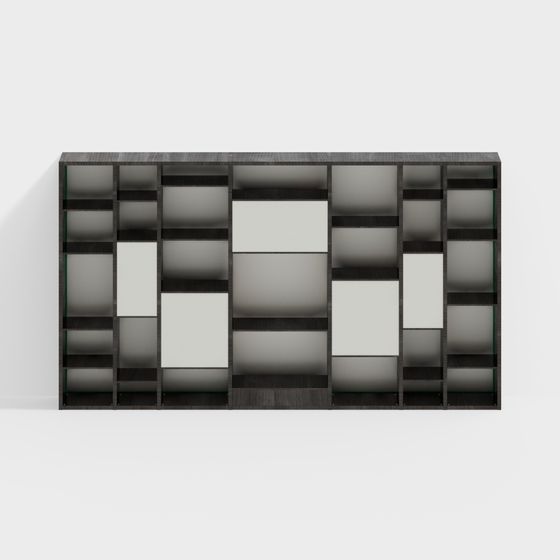 Modular Bookshelf 3D model