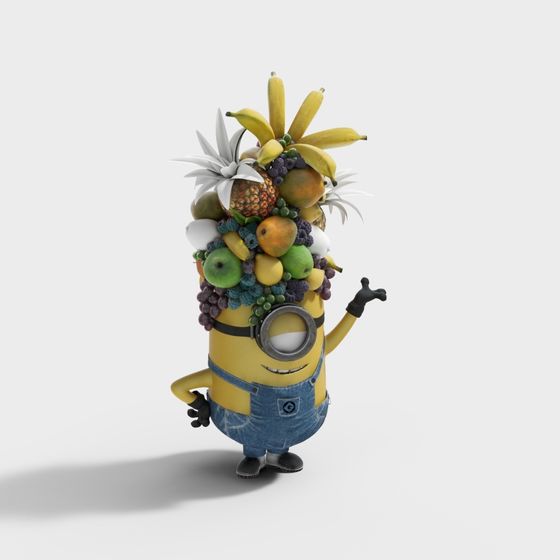 Fruit Minion 3D Model - Creative Design