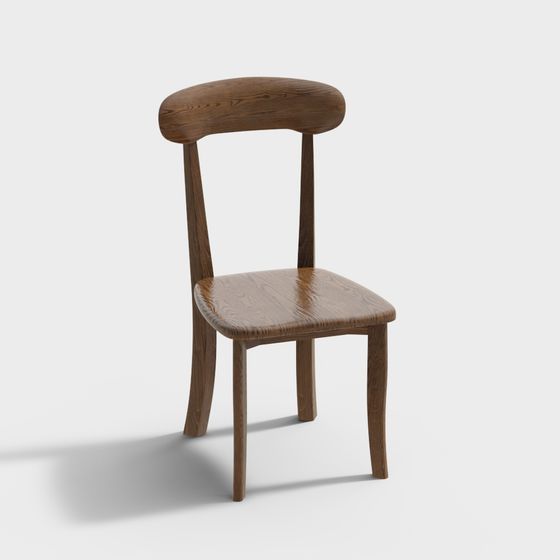 Elegant Minimalist Chair 3D model