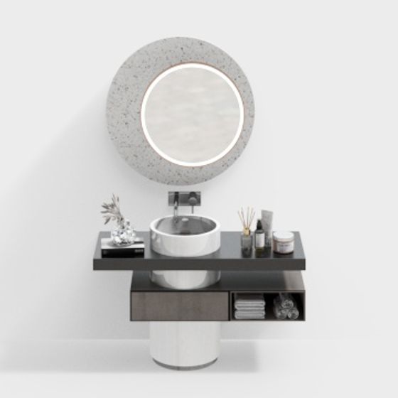 Armoire de salle de bains combinée