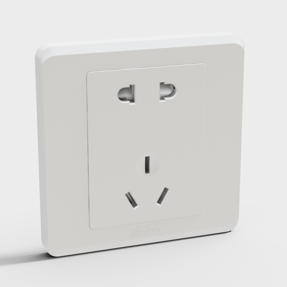 Five-hole socket_white