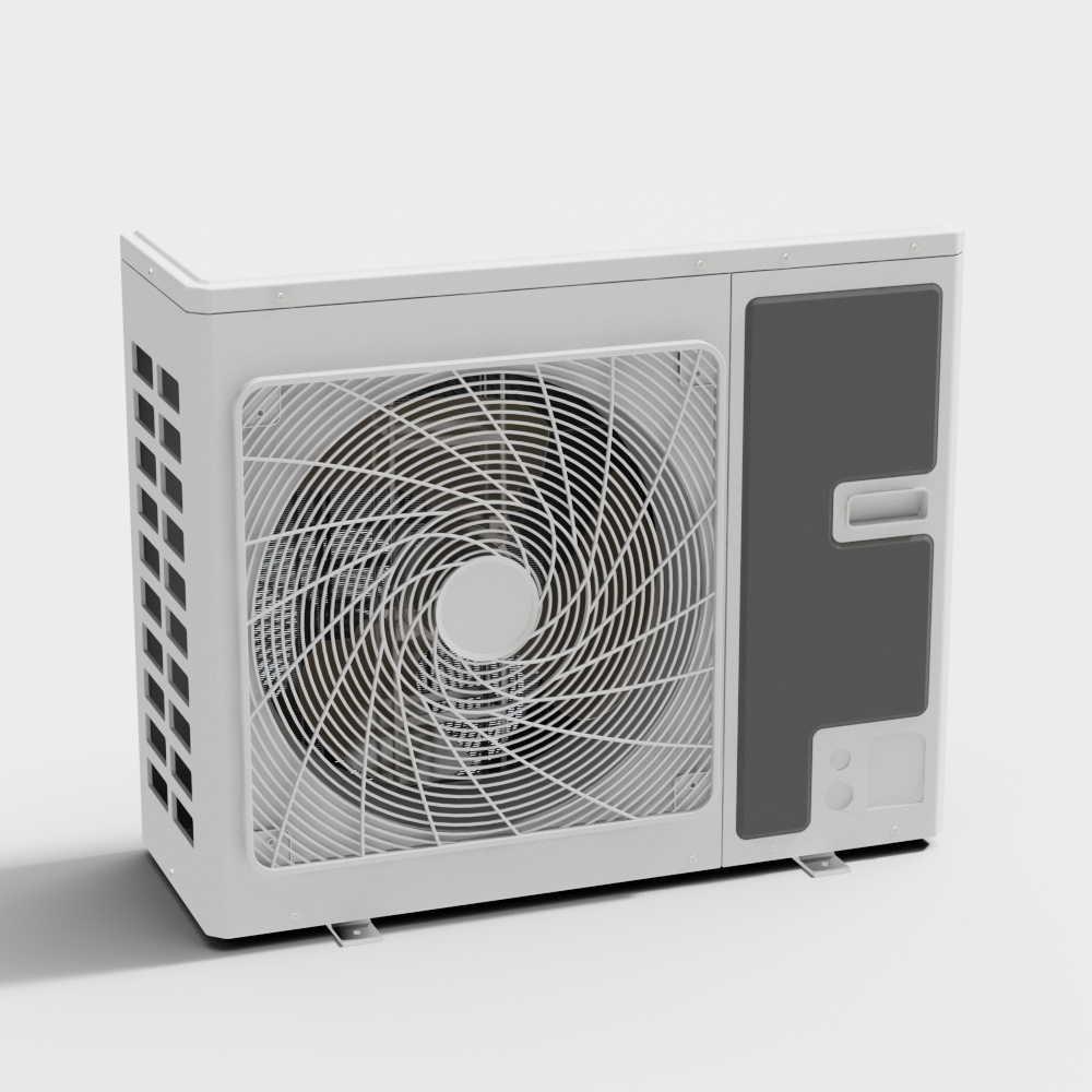 Modern central air conditioner outdoor unit