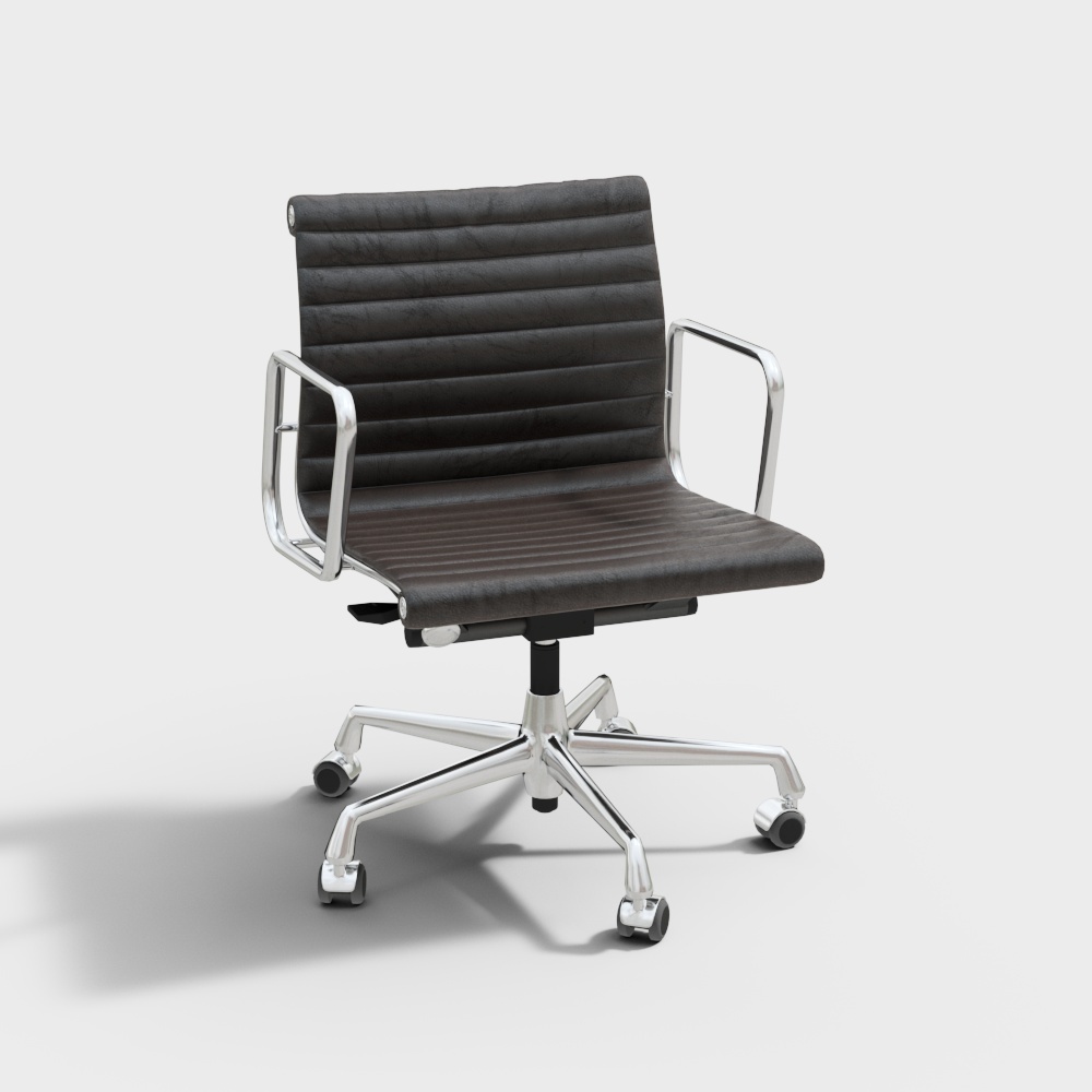 モダンなダーク オフィスチェア