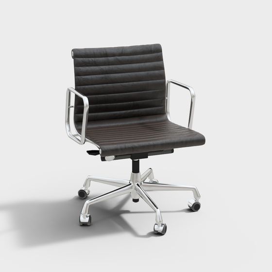 モダンなダーク オフィスチェア