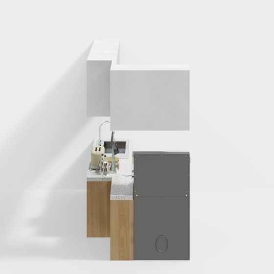 Urban Kitchen Corner 3D model