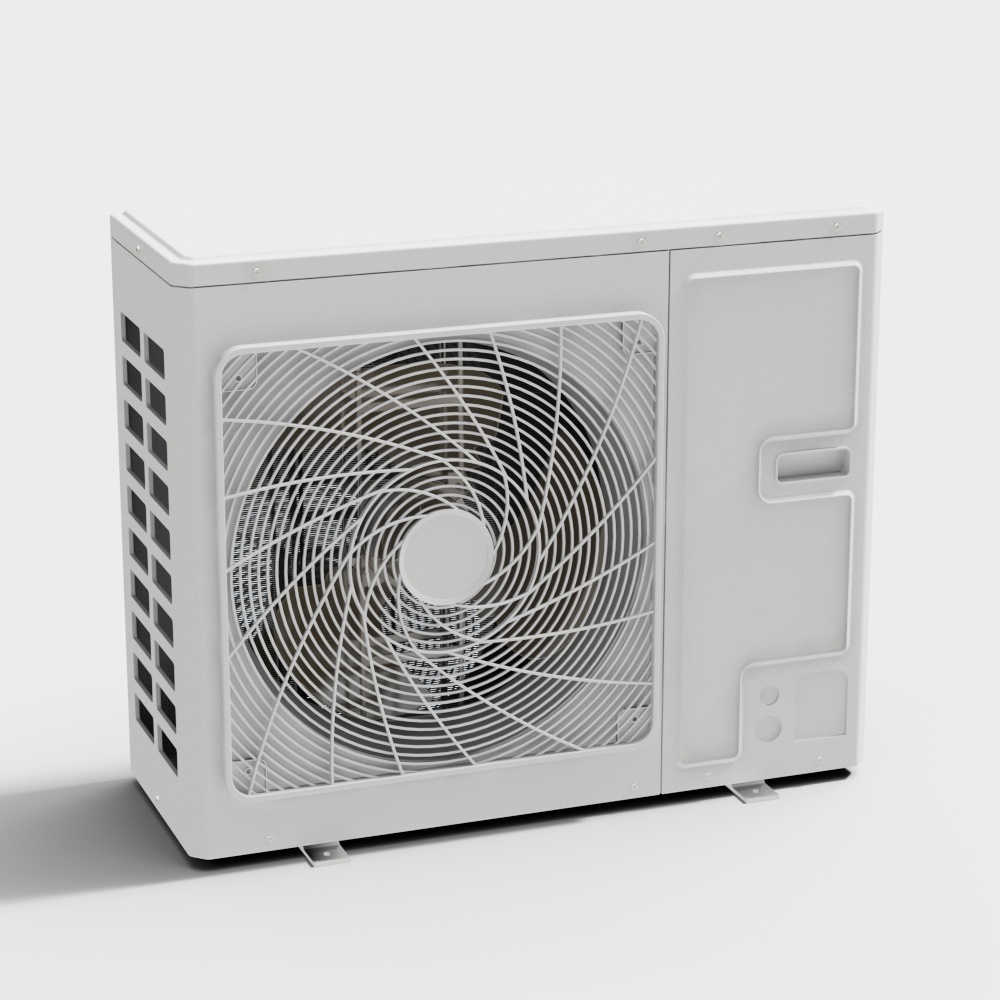 Modern central air conditioner outdoor unit