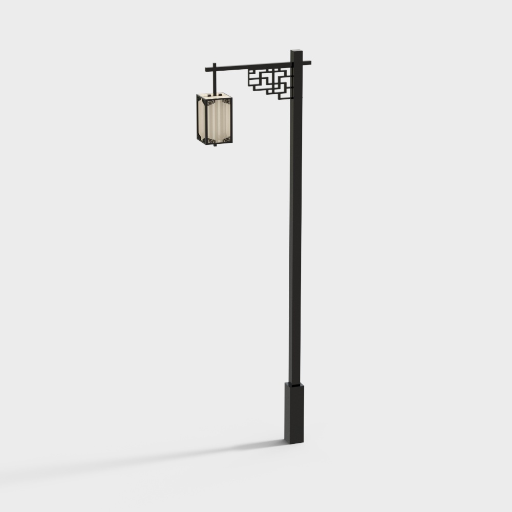 Outdoor New Chinese Garden Landscape Street Light-Single Side Street Light 5