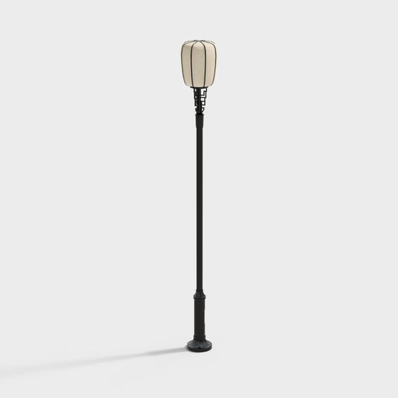 Retro Street Lamp 3D model for Urban Nightscapes