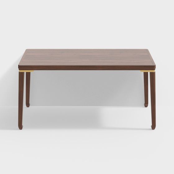 Chic Dining Table 3D model for Modern Interiors