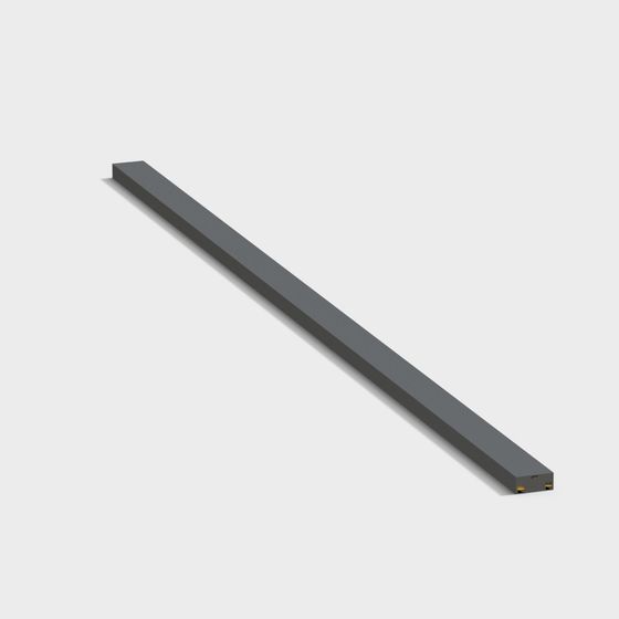 Industrial Metal Bar 3D model
