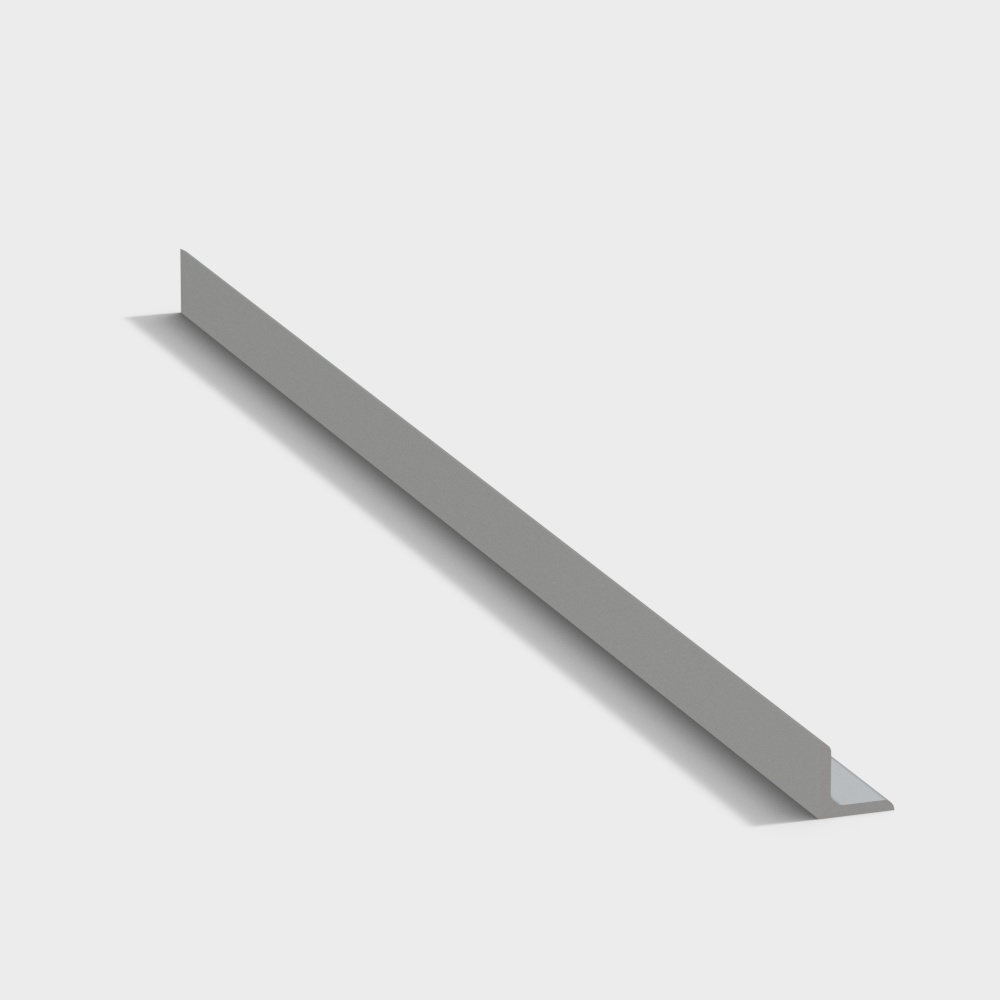 Modern Metal Corner Strip 3D model