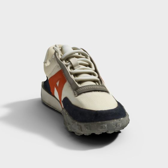 Retro Running Shoes 3D model
