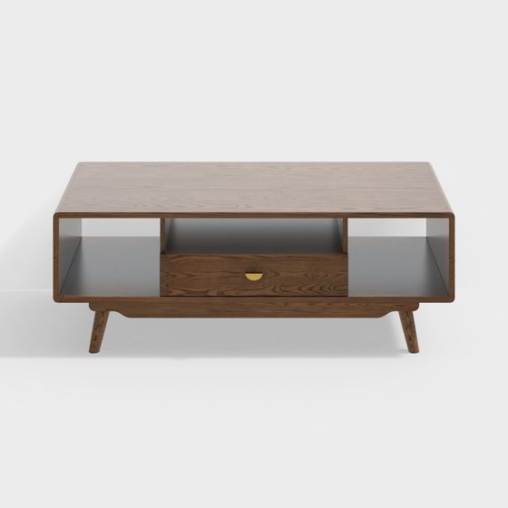Stylish Minimalist Coffee Table 3D model