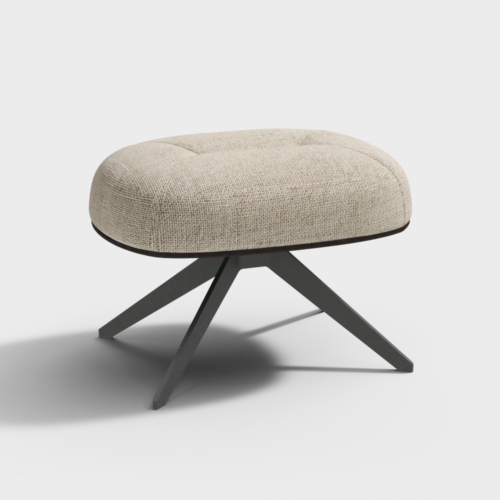Modern Stylish Ottoman 3D model