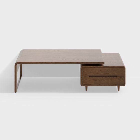 Urban Wooden Coffee Table 3D model