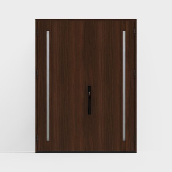 Elegant Low Poly 3D Model Door Design