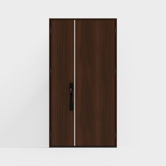 Деревянная дверь LIXIL - входная дверь - P03 - C цвет книги ароматного кофе (древесная текстура)