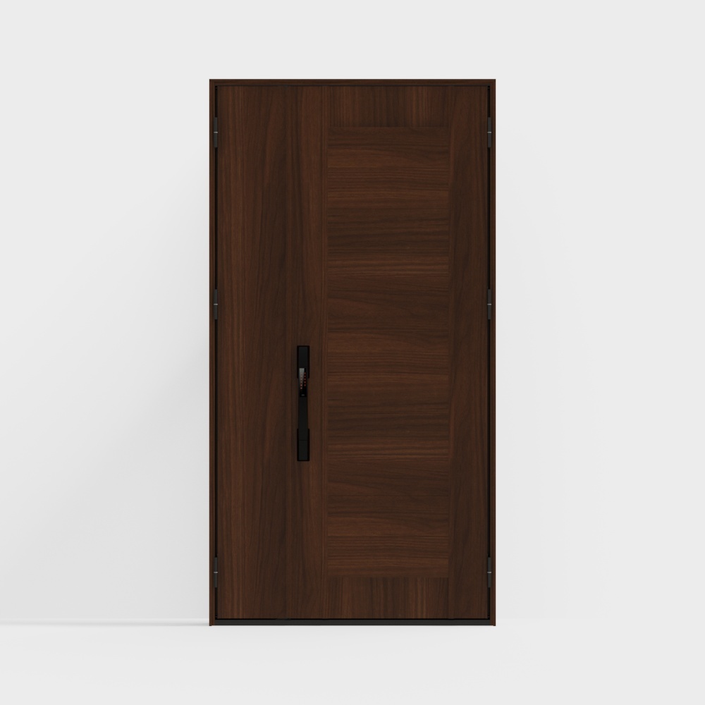 LIXIL wooden door - entrance door - D03 sub- door - C book fragrant coffee color (wood grain) -