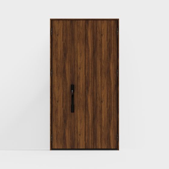 Urban Wood Door 3D model