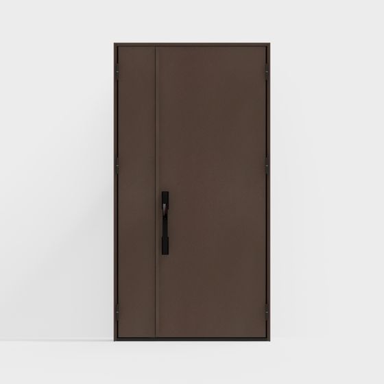 Деревянная дверь LIXIL - входная дверь - P01 - G Черно-коричневая (краска)